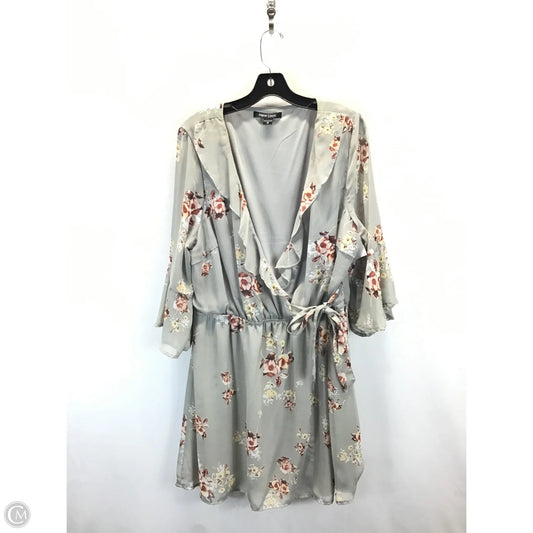 Dress Casual Midi By New Look In Grey, Size: 1x