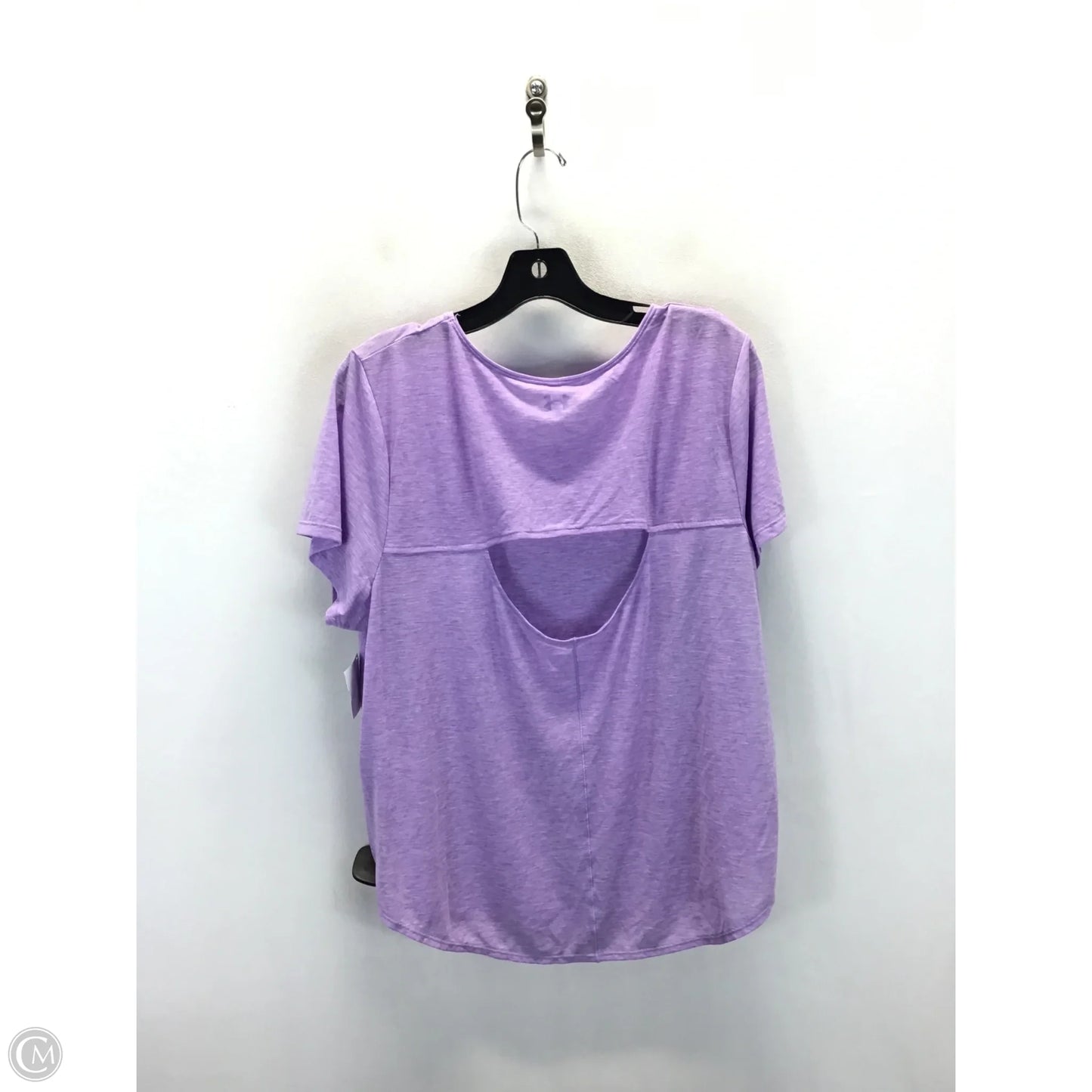 Top Short Sleeve By Under Armour In Purple, Size: Xl