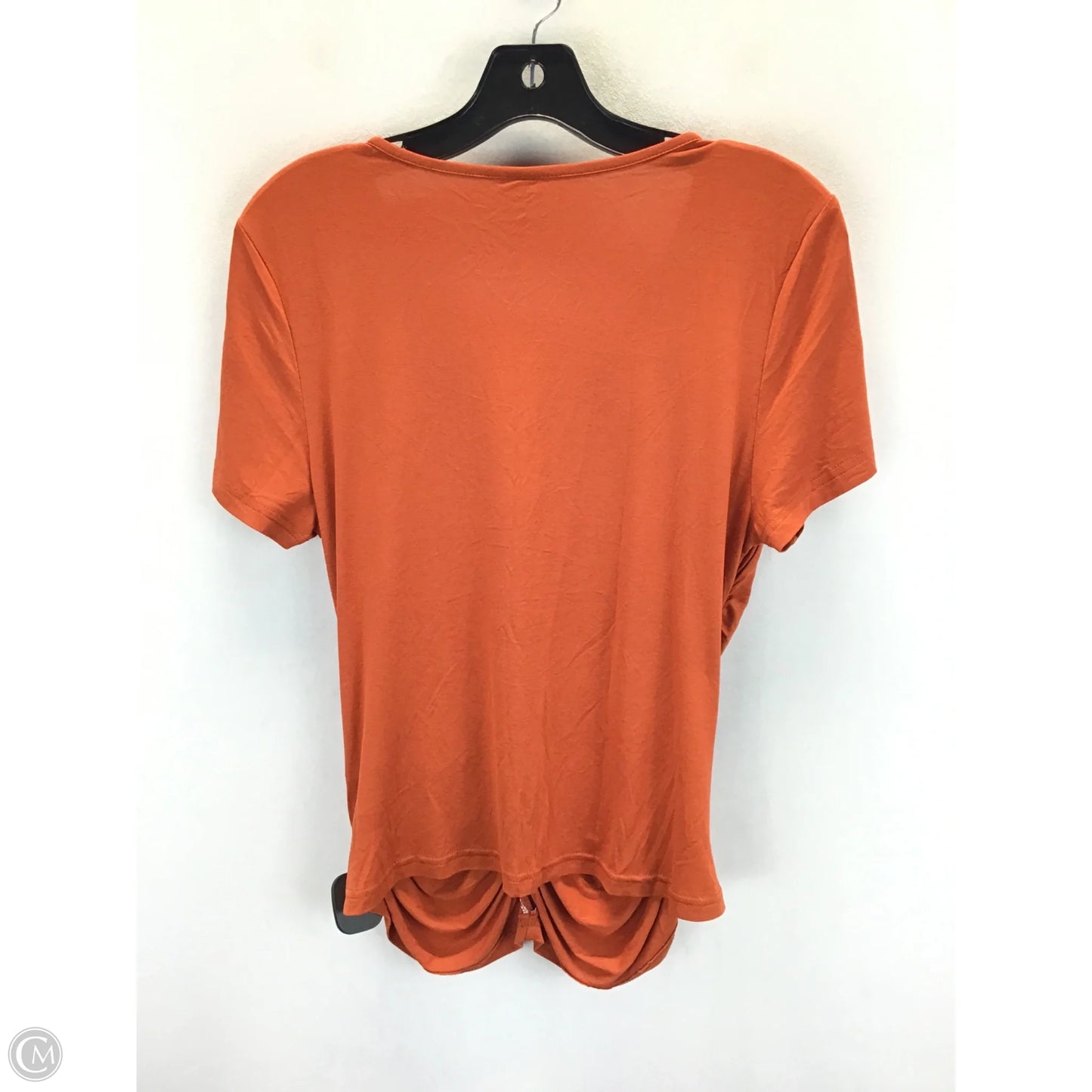 Top Short Sleeve By Shein In Brown, Size: Xl