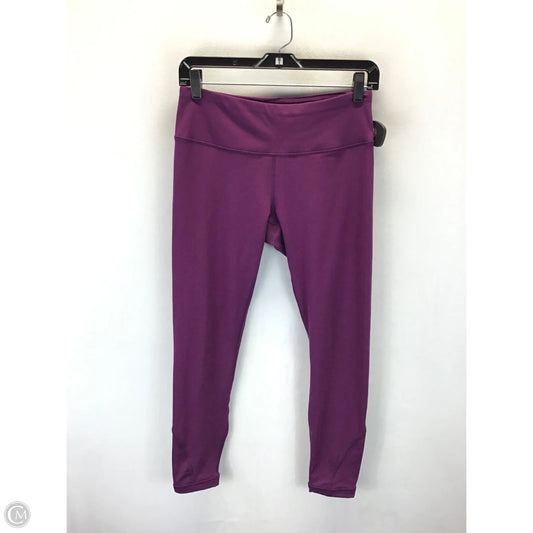 Athletic Leggings By Yogalicious In Purple, Size: M