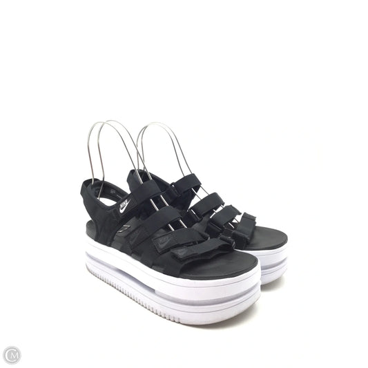 Shoes Athletic By Nike In Black & White, Size: 10
