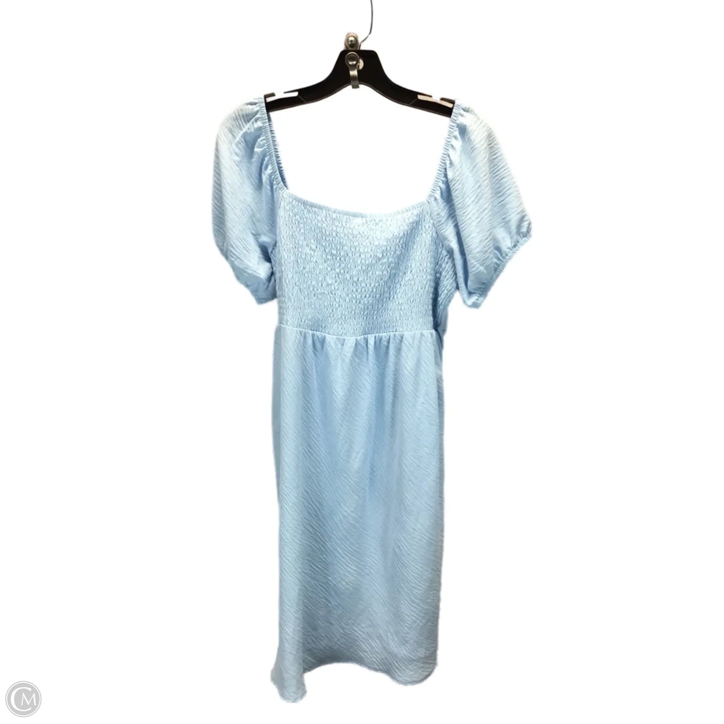 Dress Casual Midi By No Boundaries In Blue, Size: Xxl