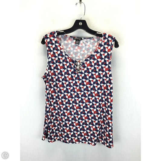 Top Sleeveless By By Design In Multi-colored, Size: Xl