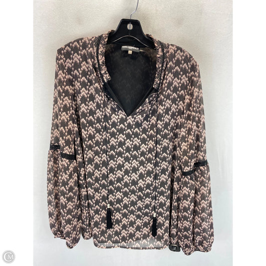 Top Long Sleeve Designer By Karl Lagerfeld In Multi-colored, Size: L
