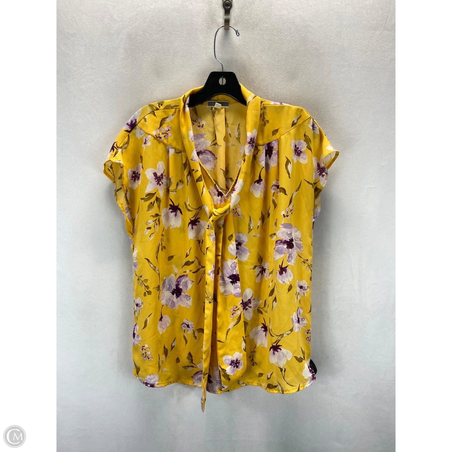 Top Sleeveless By Pleione In Yellow, Size: L
