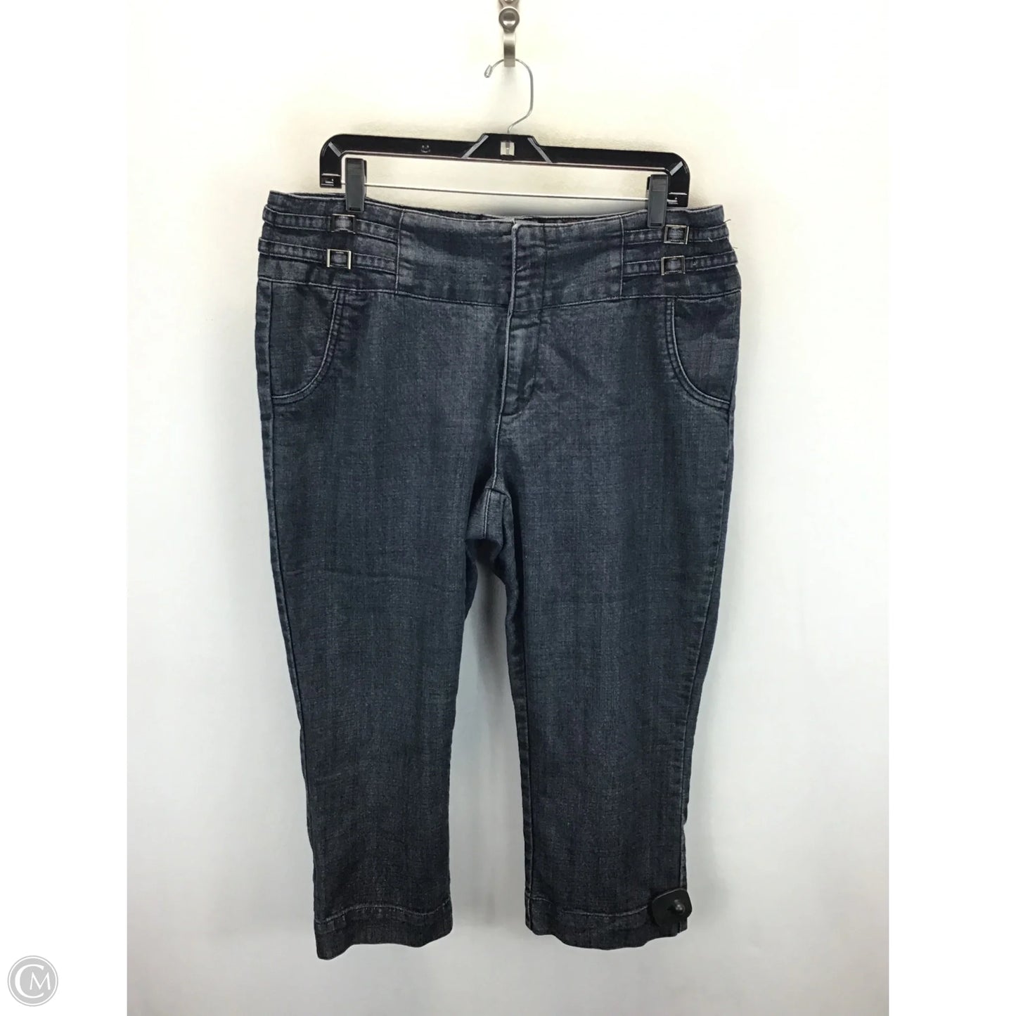 Capris By One 5 One In Blue, Size: 16