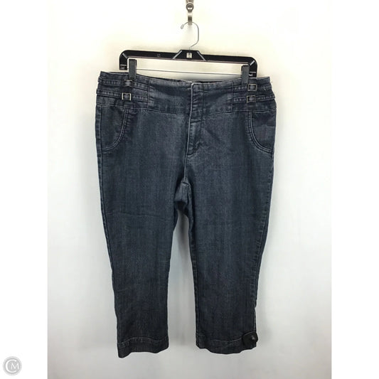 Capris By One 5 One In Blue, Size: 16
