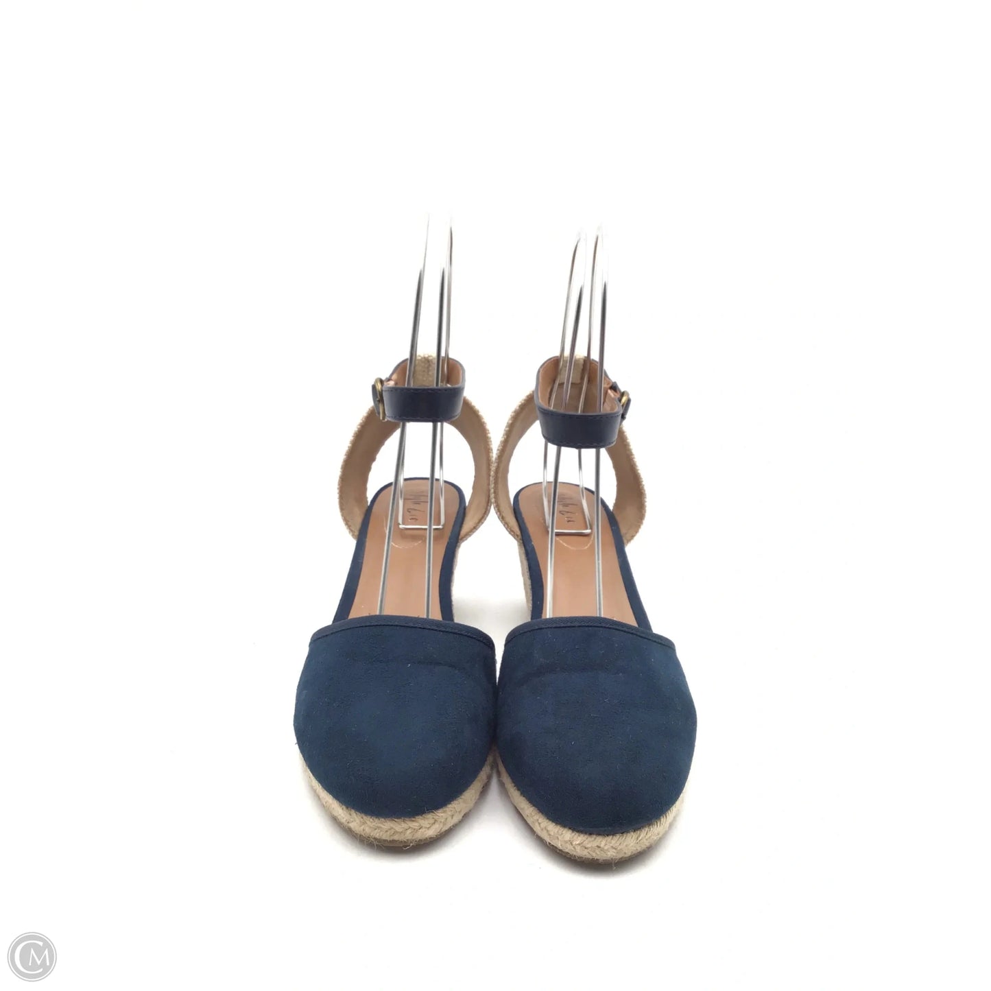 Shoes Heels Wedge By Style And Company In Blue, Size: 8.5