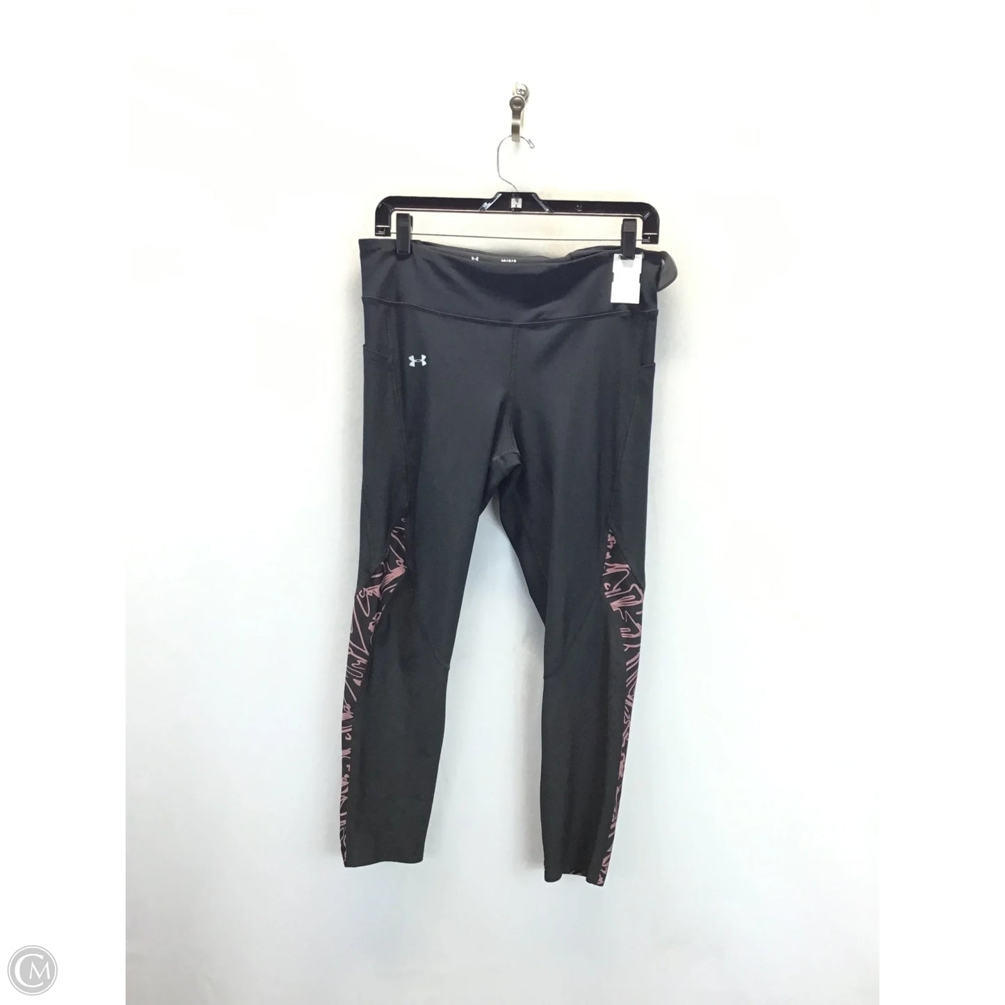 Athletic Leggings By Under Armour In Black, Size: L