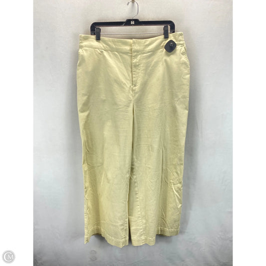 Pants Dress By Clothes Mentor In Yellow, Size: 1x