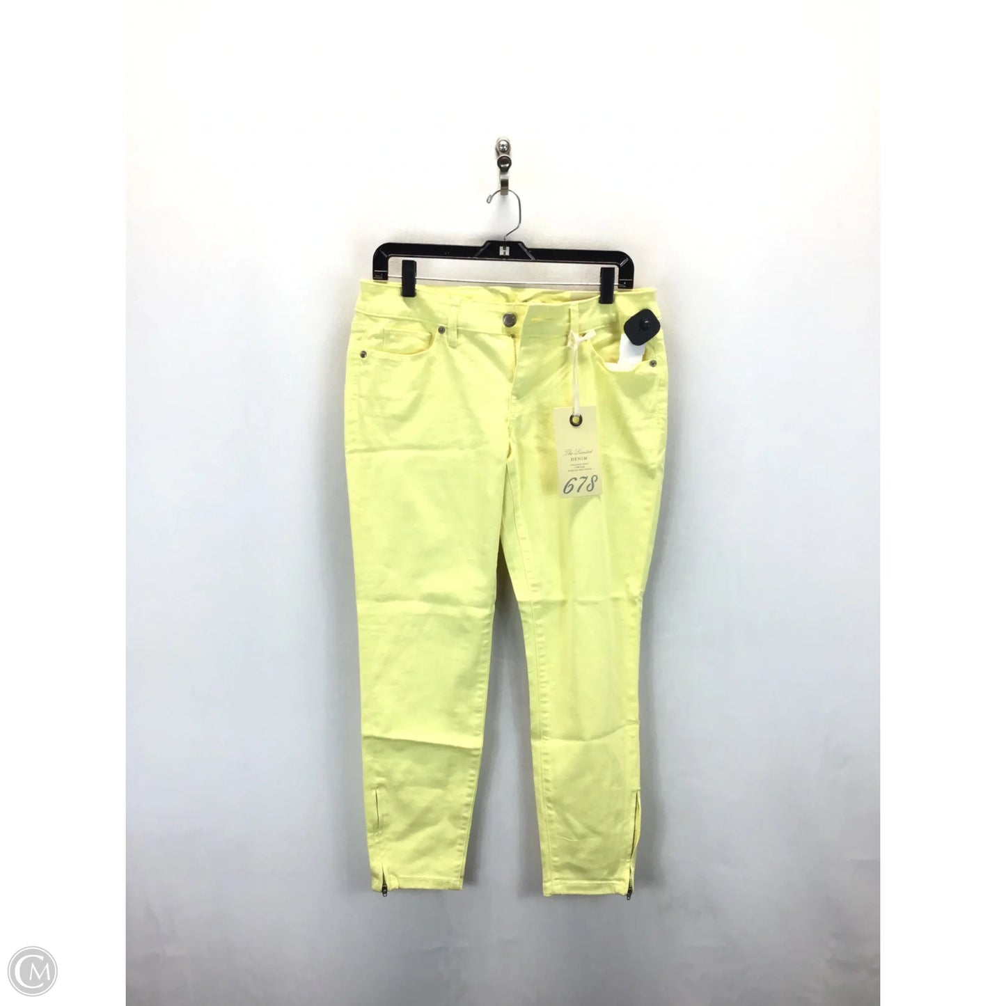 Jeans Straight By Clothes Mentor In Yellow, Size: 8