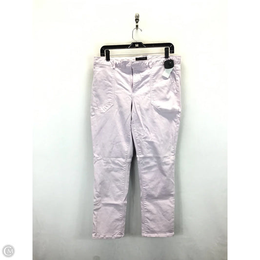 Jeans Straight By Banana Republic In Purple, Size: 10