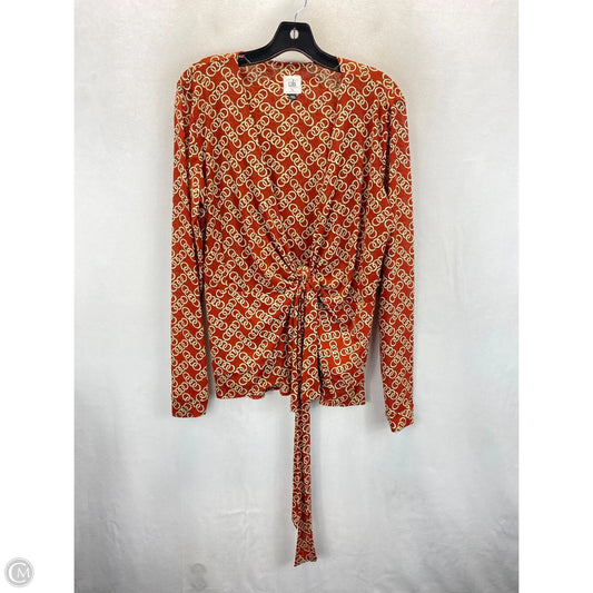 Top Long Sleeve By Cabi In Multi-colored, Size: M