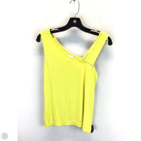 Top Sleeveless By Cabi In Yellow, Size: S
