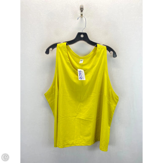 Top Sleeveless By Old Navy In Green, Size: Xxl