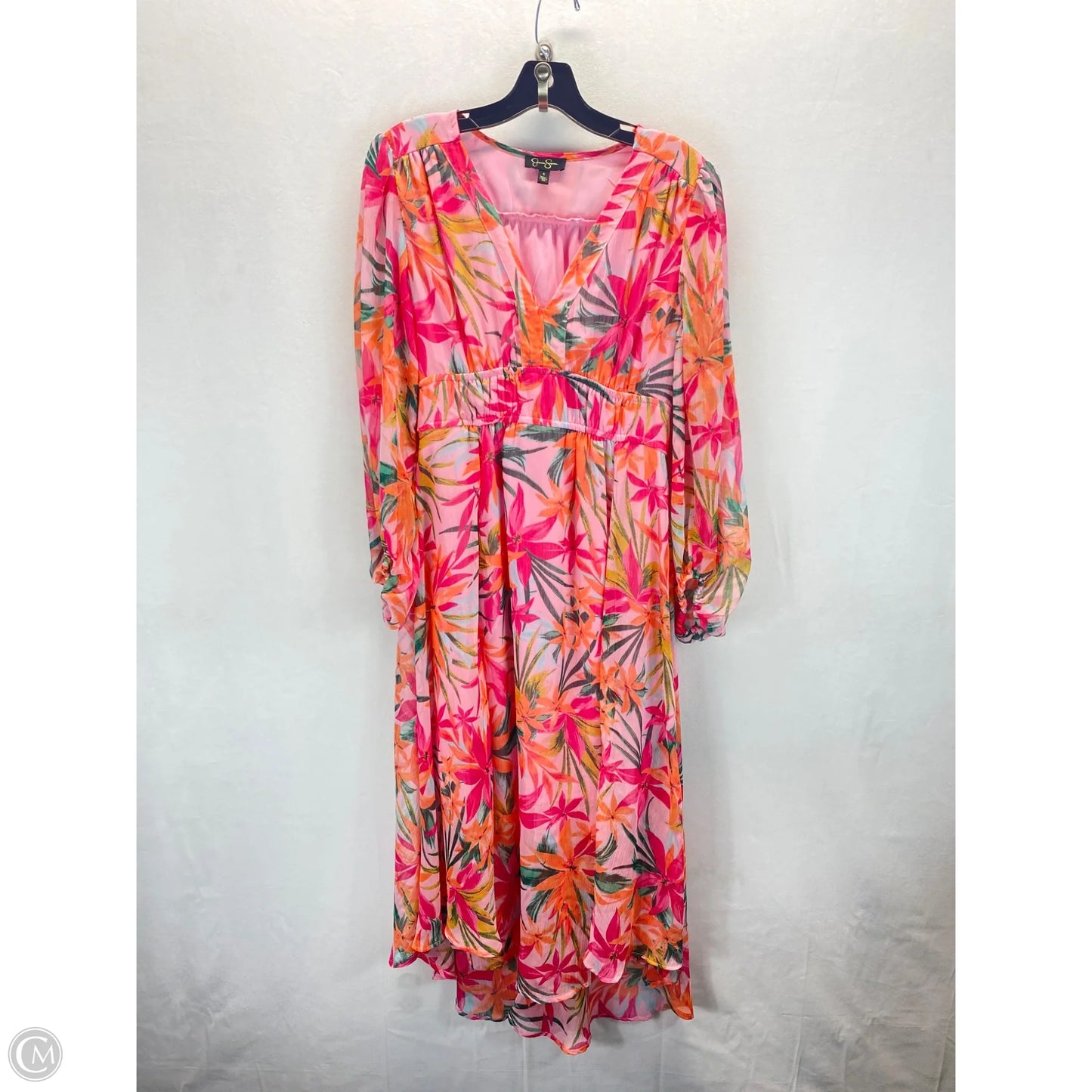 Dress Casual Midi By Jessica Simpson In Floral Print, Size: S