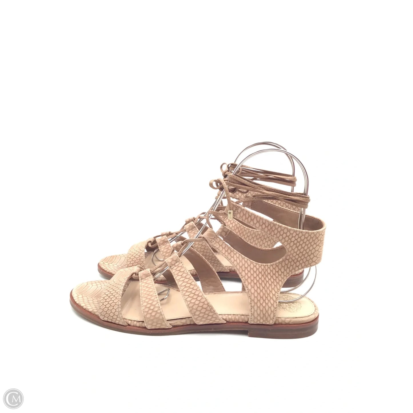 Sandals Flats By Vince Camuto In Tan, Size: 10