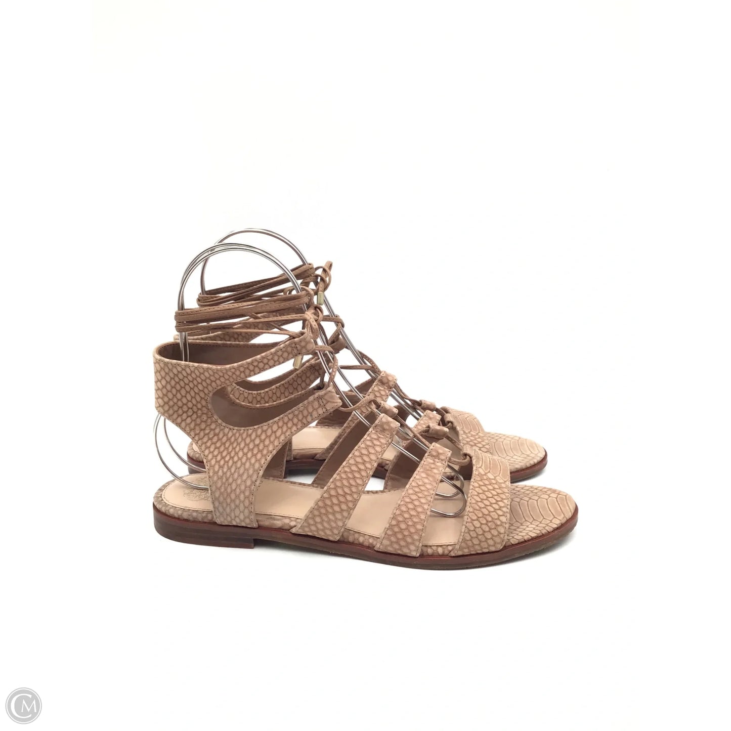 Sandals Flats By Vince Camuto In Tan, Size: 10