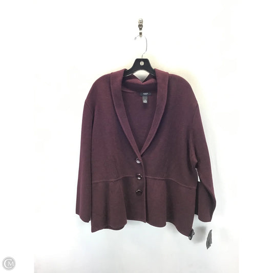 Blazer By Alfani In Purple, Size: 3x