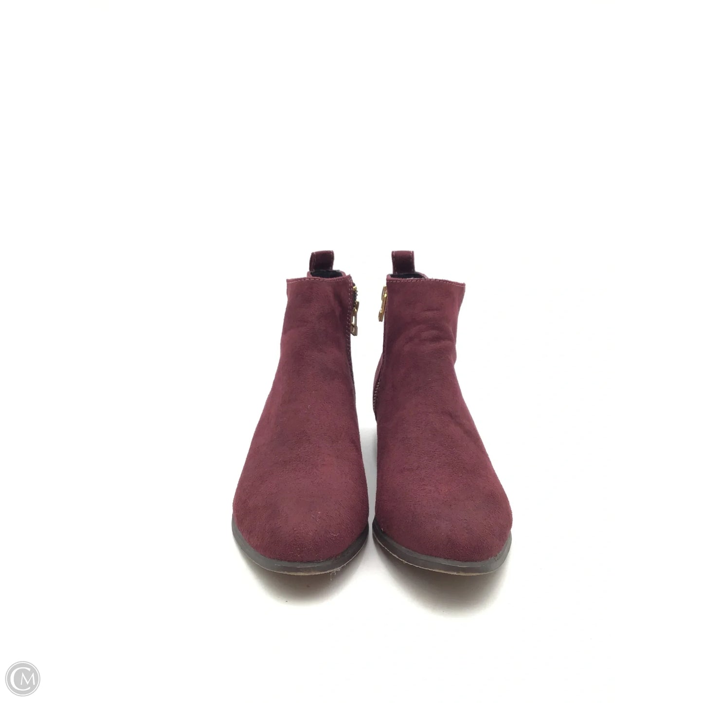 Boots Ankle Flats By Candies In Red, Size: 8