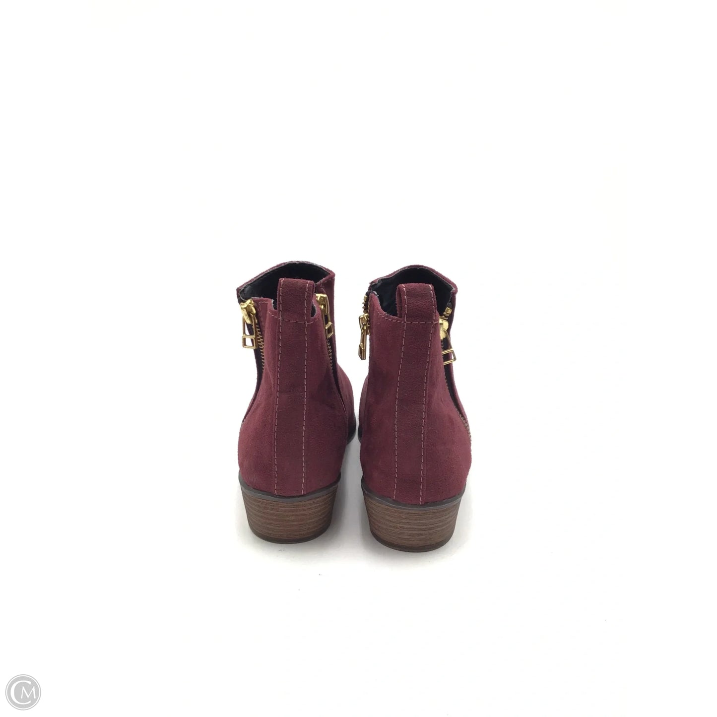 Boots Ankle Flats By Candies In Red, Size: 8