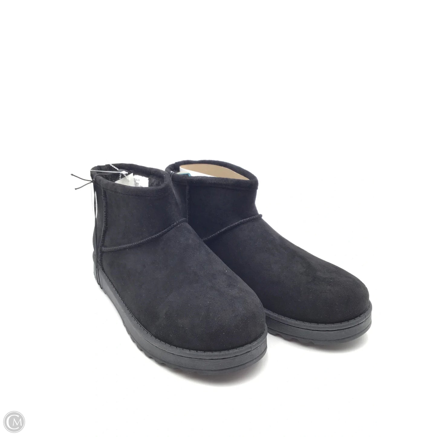 Boots Ankle Flats By Clothes Mentor In Black, Size: 11