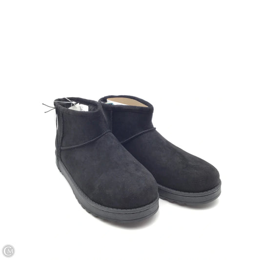 Boots Ankle Flats By Clothes Mentor In Black, Size: 11