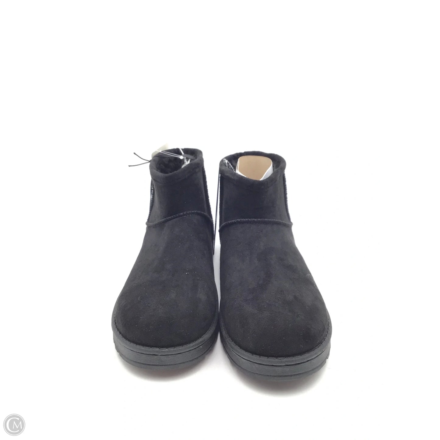 Boots Ankle Flats By Clothes Mentor In Black, Size: 11