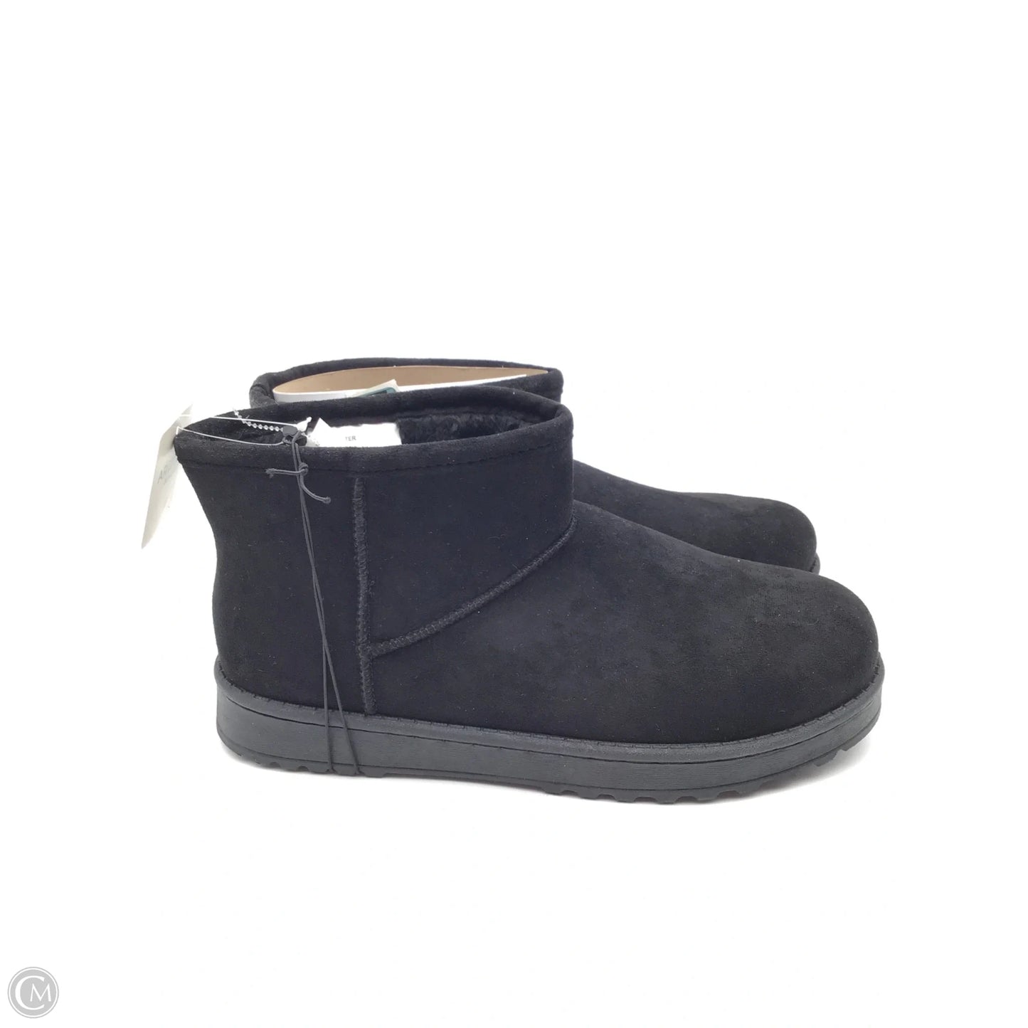 Boots Ankle Flats By Clothes Mentor In Black, Size: 11