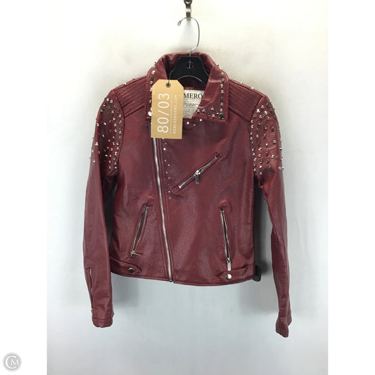 Jacket Other By Clothes Mentor In Red, Size: S