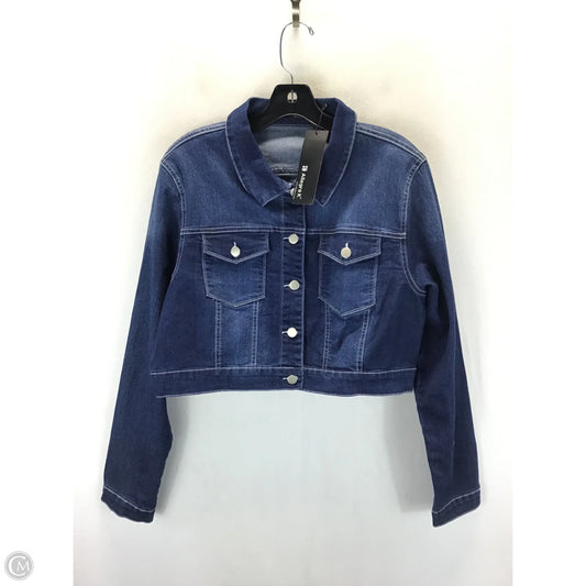 Jacket Denim By Allegra K In Blue, Size: 1x