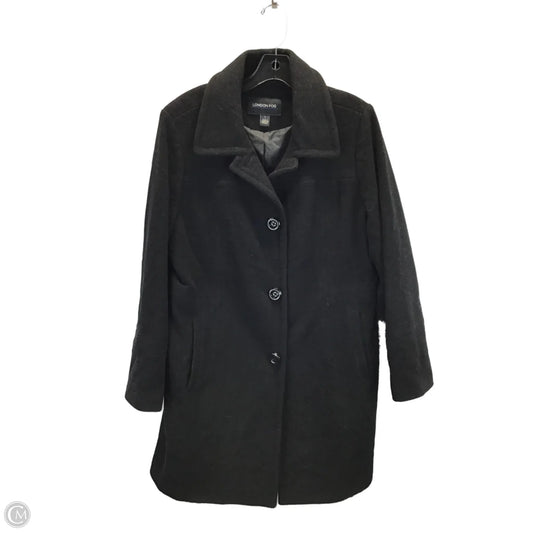 Coat Peacoat By London Fog In Black, Size: L