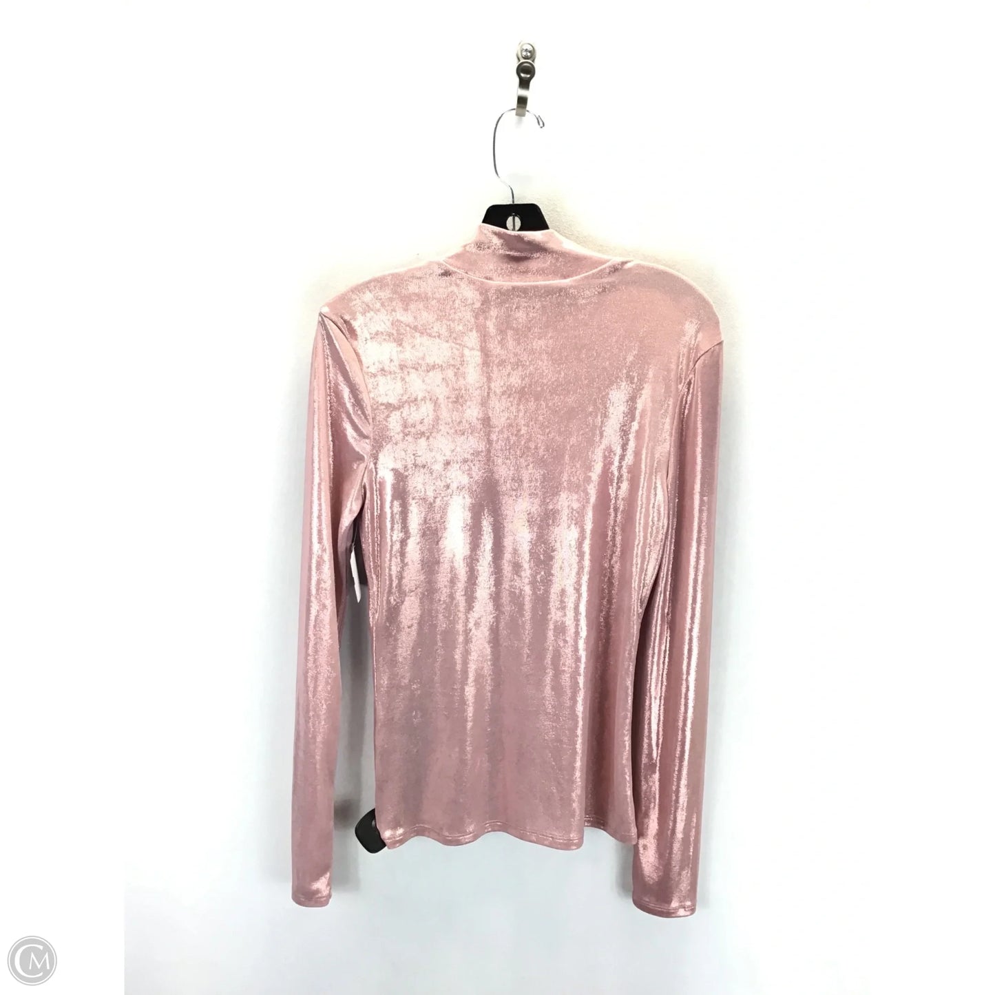 Top Long Sleeve By Grey Lab In Pink, Size: L