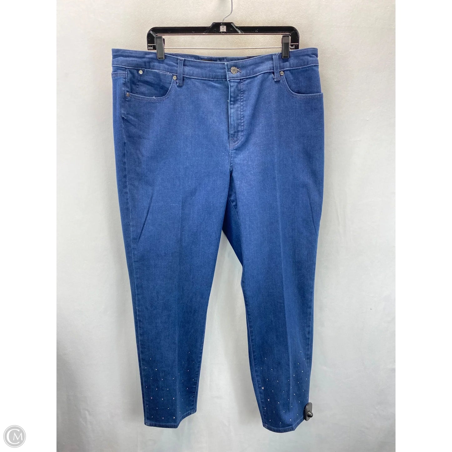 Jeans Straight By Talbots In Blue, Size: 18