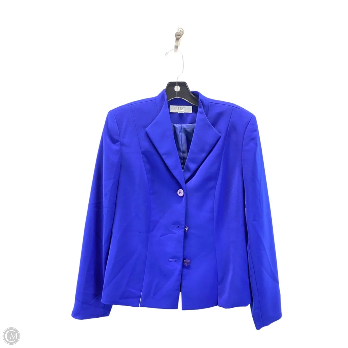 Blazer By Le Suit In Blue, Size: 8