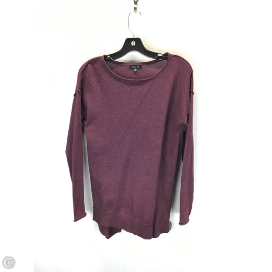 Top Long Sleeve By Verve Ami In Purple, Size: S