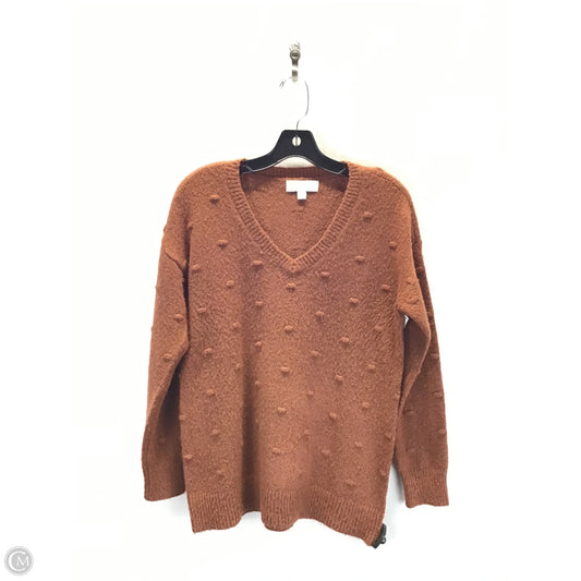 Sweater By Carolyn Taylor In Brown, Size: S
