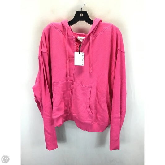 Sweatshirt Hoodie By Sincerely Jules In Pink, Size: 2x