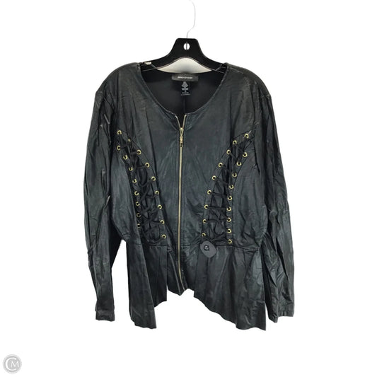 Top Long Sleeve By Ashley Stewart In Black, Size: 18