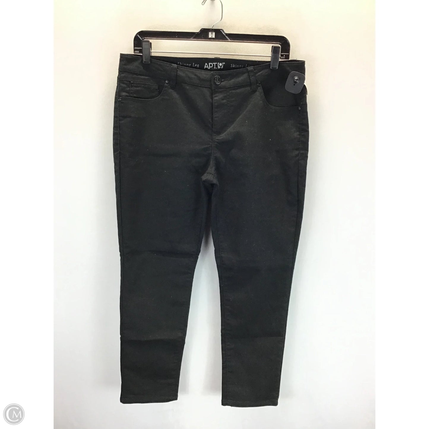 Jeans Straight By Apt 9 In Black, Size: 10
