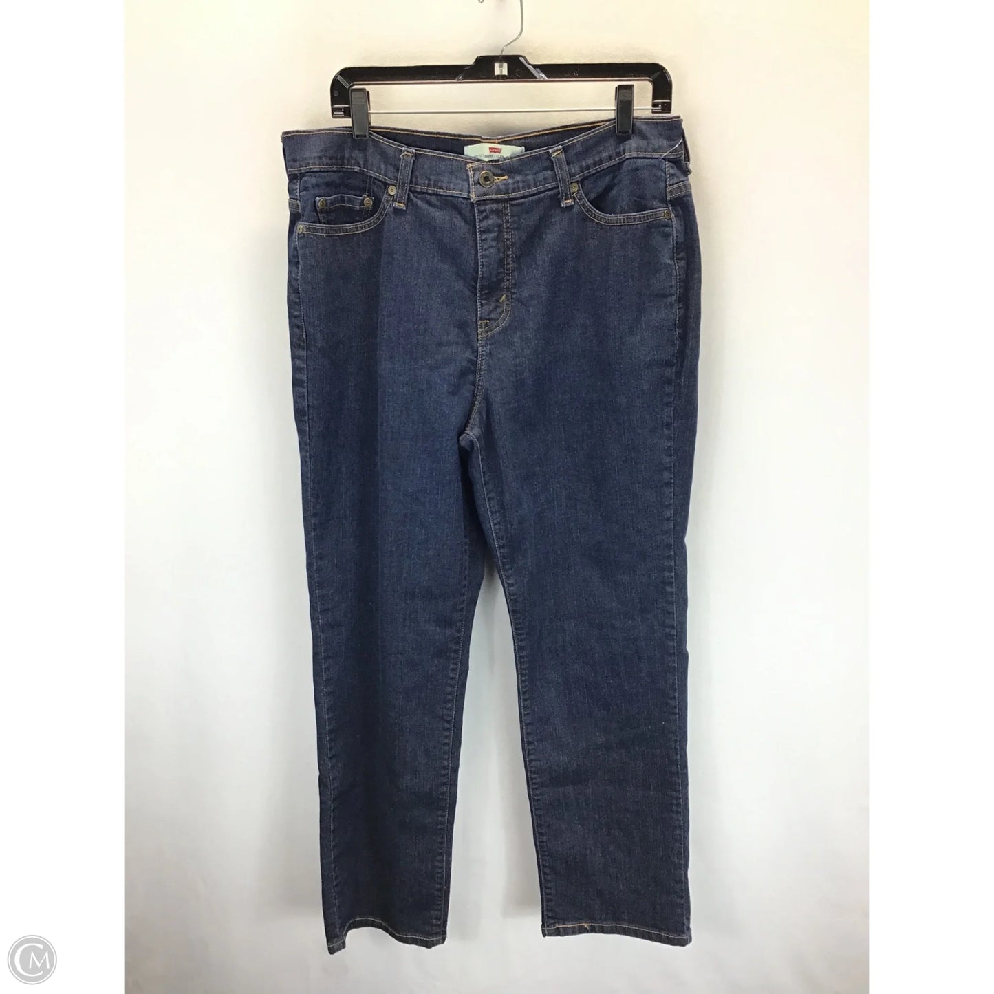 Jeans Straight By Levis In Blue, Size: 16