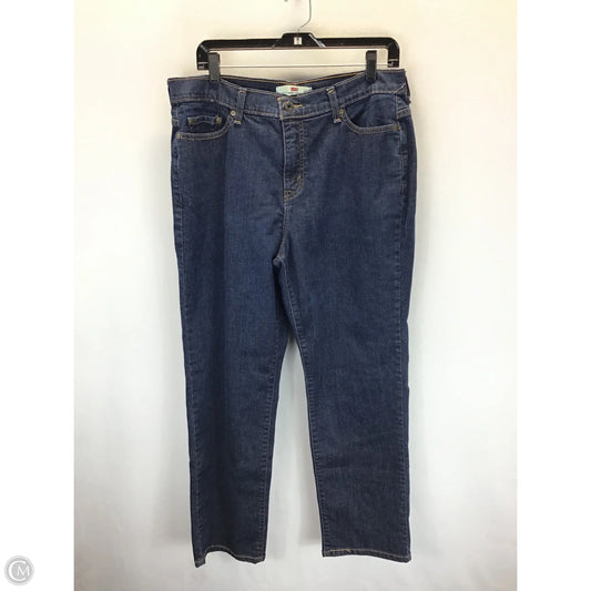 Jeans Straight By Levis In Blue, Size: 16