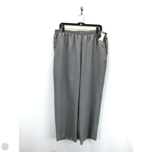 Pants Dress By Alfred Dunner In Grey, Size: 18