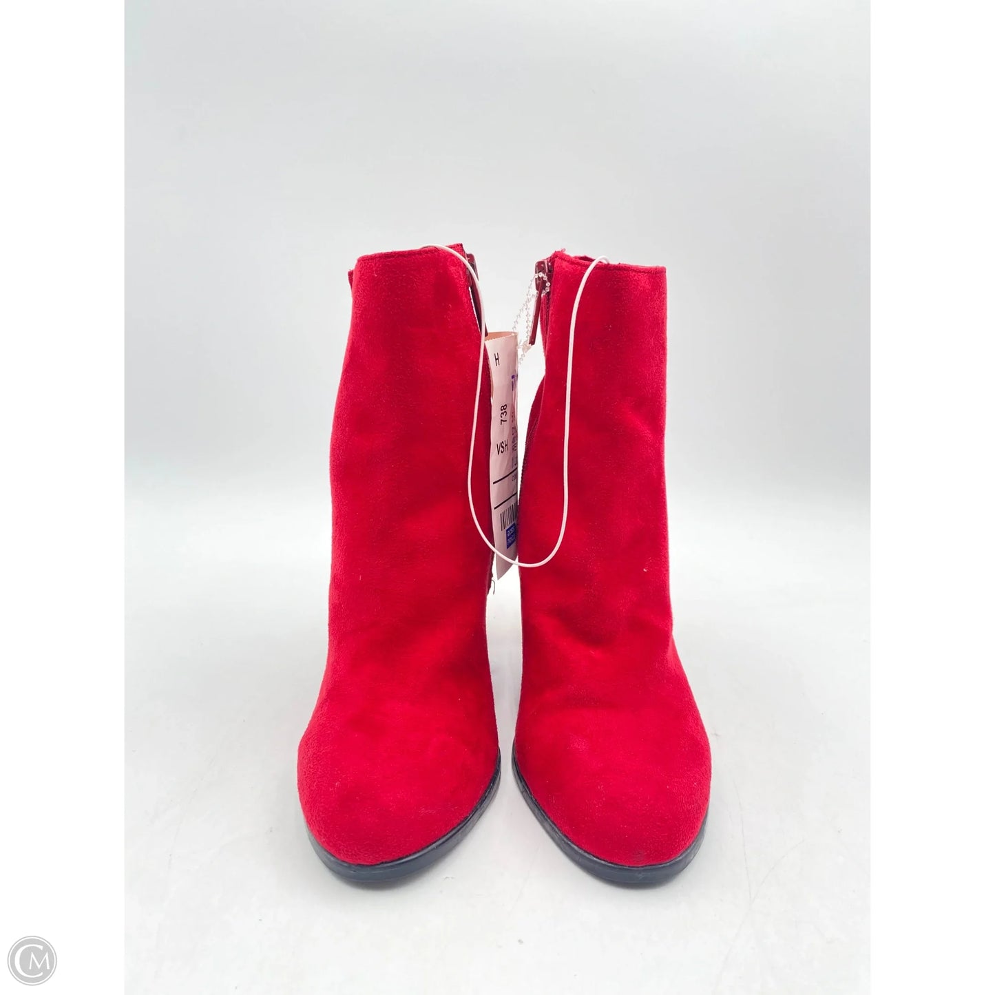 Boots Ankle Heels By Impo In Red, Size: 5.5