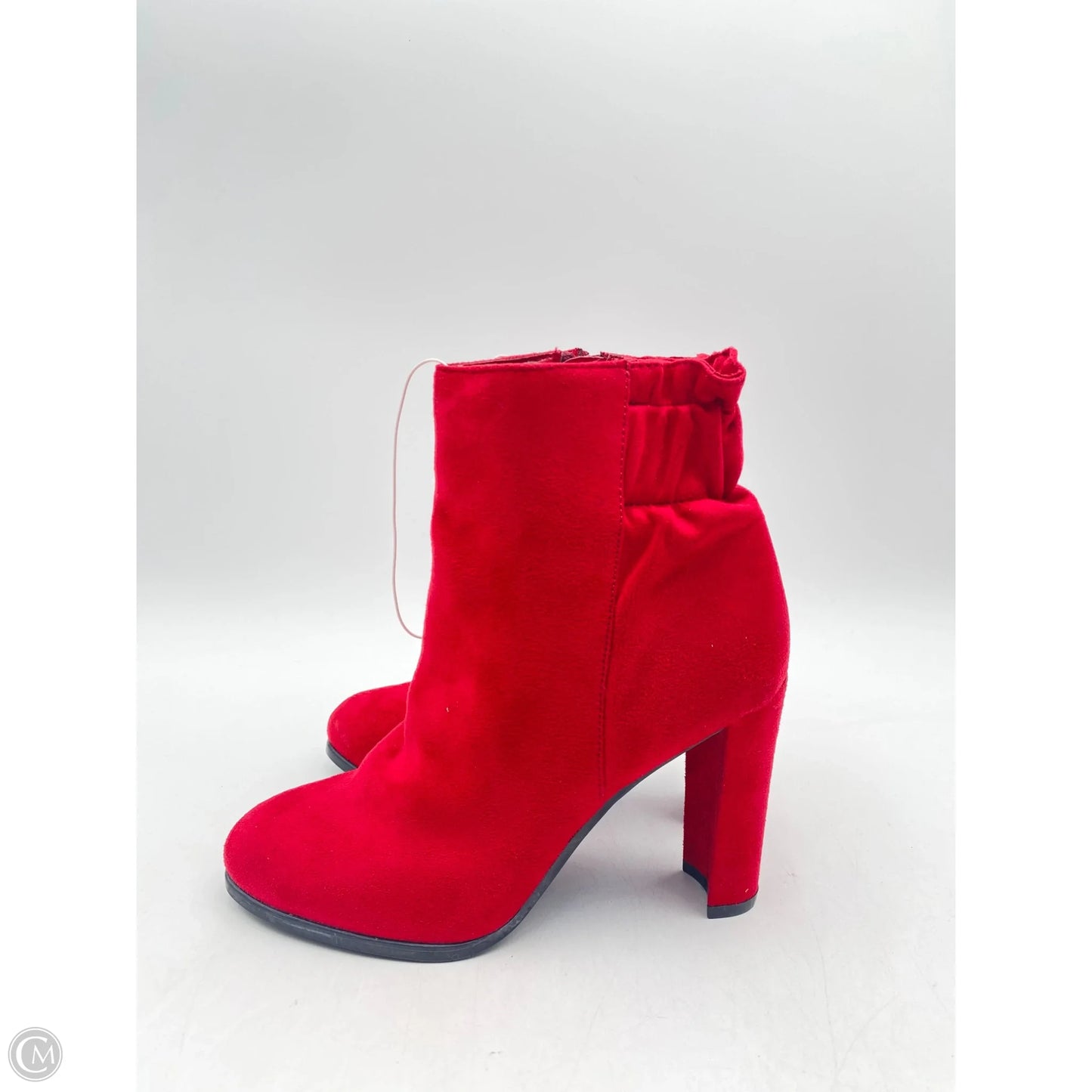 Boots Ankle Heels By Impo In Red, Size: 5.5