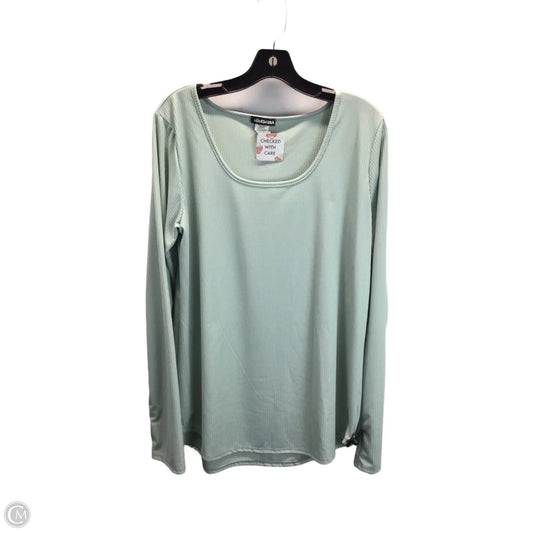 Top Long Sleeve By Heimish Usa In Green, Size: 1x