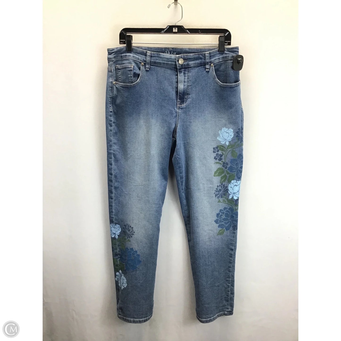 Jeans Straight By Style And Company In Blue, Size: 12