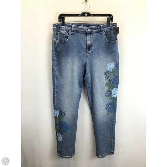 Jeans Straight By Style And Company In Blue, Size: 12