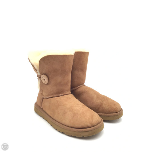 Boots Designer By Ugg In Brown, Size: 7