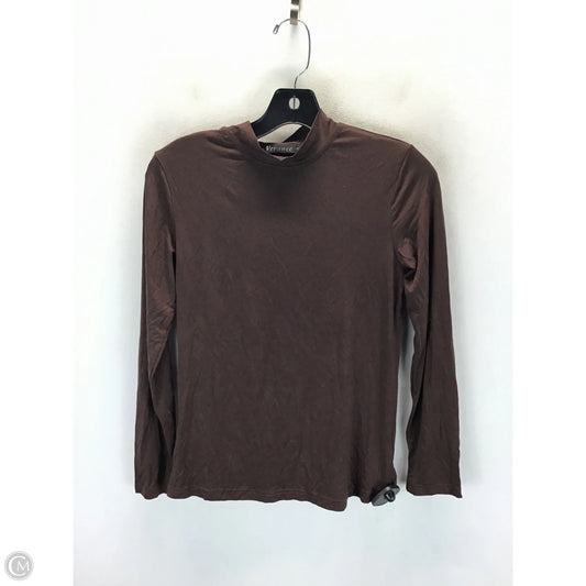 Top Long Sleeve By Clothes Mentor In Brown, Size: S